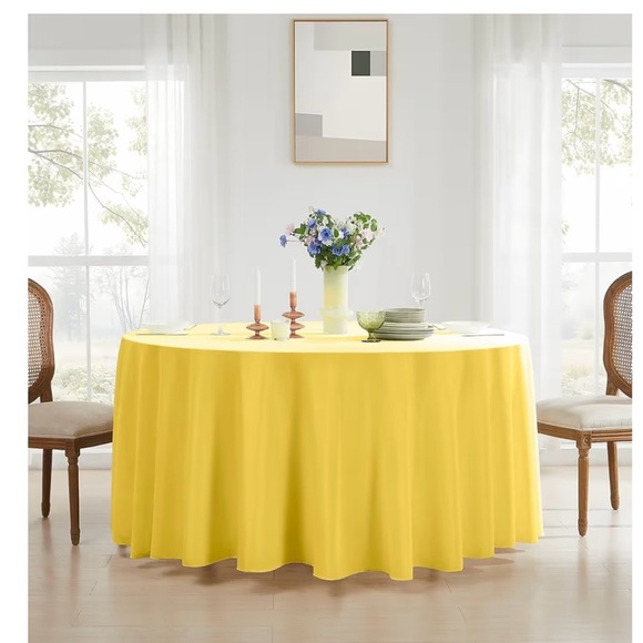 Sunny Yellow Dining Tablecloth - Picture 1 of 5